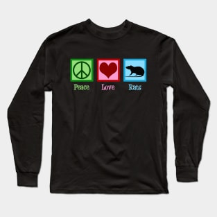 Peace Love Rats Long Sleeve T-Shirt